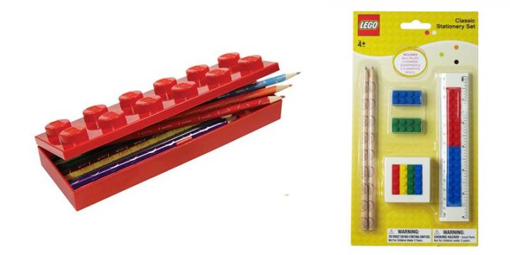 Estuche y material escolar Lego