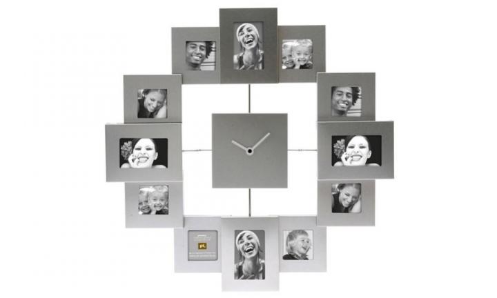 Reloj de pared con fotos personales