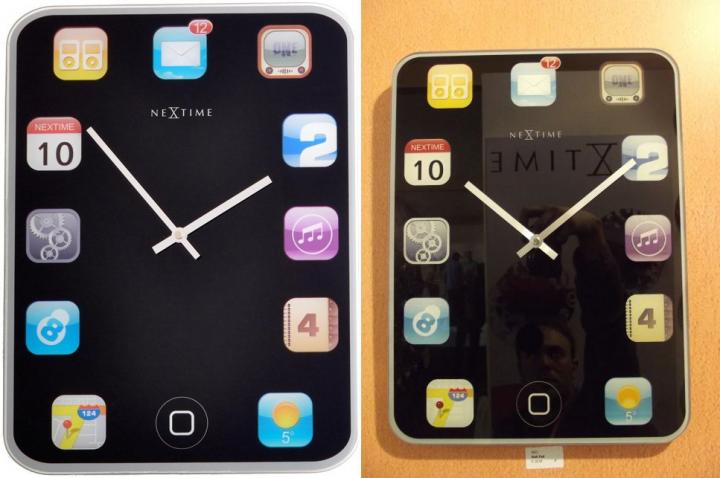 Reloj Wallpad al más puro estilo Apple