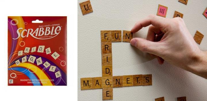 Scrabble magnético para la nevera
