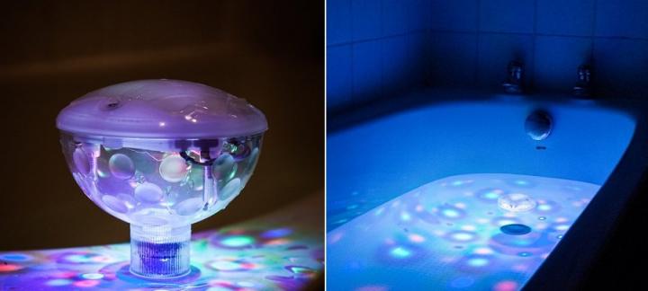 Bola de luces LED para la bañera