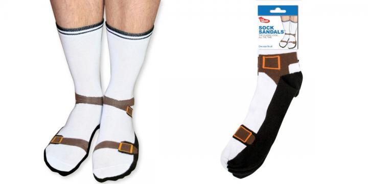 Calcetines con forma de sandalias