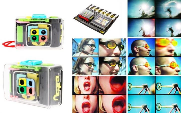 C&aacute;mara de fotos Action Sampler: un disparo, cuatro fotos