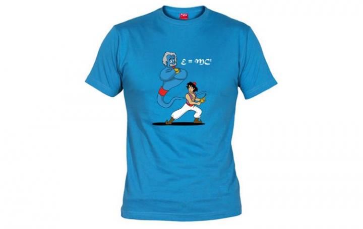 Camiseta de Aladdin y Einstein