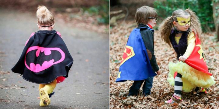 Capas de superhéroes para niños