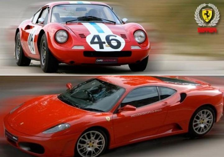 Conduce el Ferrari 246 GT y el F430 F1