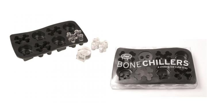 Cubitos de hielo con forma de calaveras