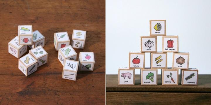 Dados para jugar en la cocina