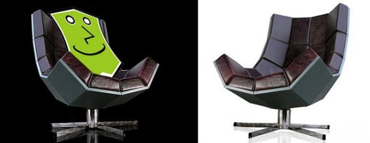 Elegante sill&oacute;n de jefazo