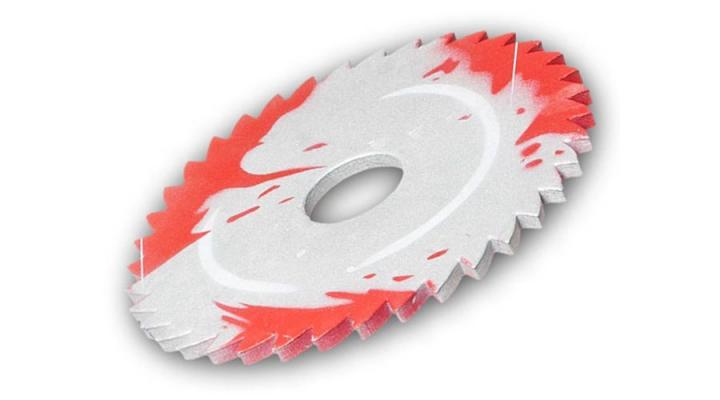 Frisbee con forma de sierra