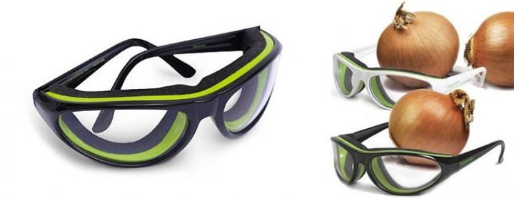 Gafas antil&aacute;grimas con las cebollas