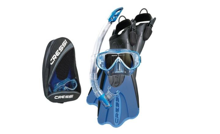 Gafas de buceo, snorkel y aletas para bucear este verano