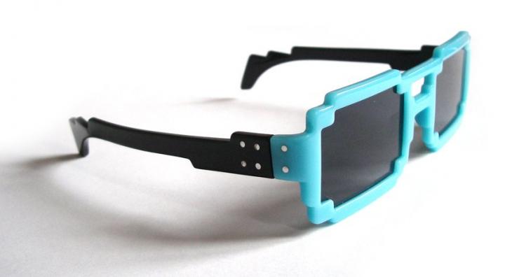 Gafas de sol de montura pixelada
