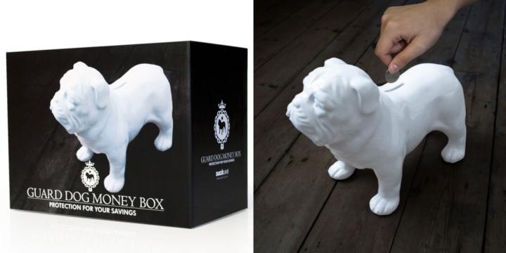 Hucha con forma de perro