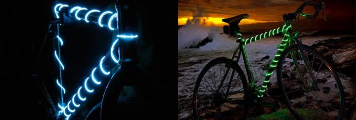Luces especiales para bicicletas