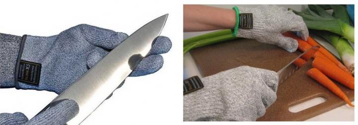Luvas resistentes ao corte