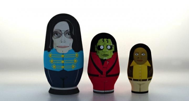 Matrioska del rey del pop