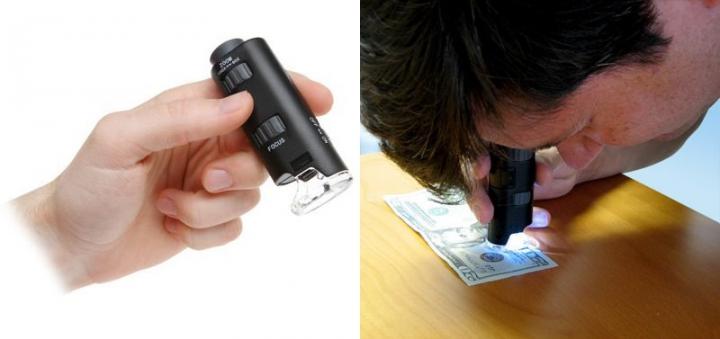 Microscopio de bolsillo