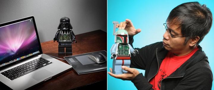 Mini figuras Lego Star Wars con reloj