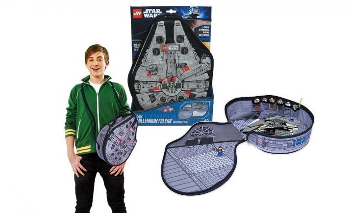 Mochila y alfombra de juegos de Lego Star Wars Halc&oacute;n Milenario