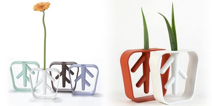 Original florero de dise&ntilde;o japon&eacute;s