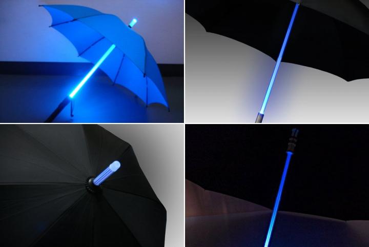 Paraguas al estilo Blade Runner