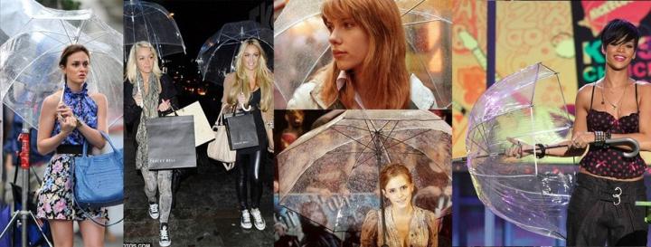Paraguas transparentes