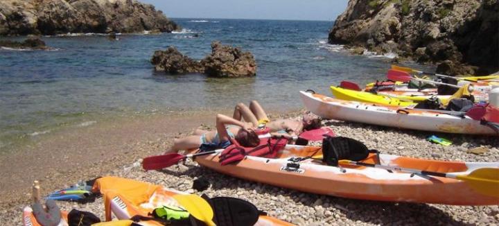 Plan multiaventura de mar en Menorca