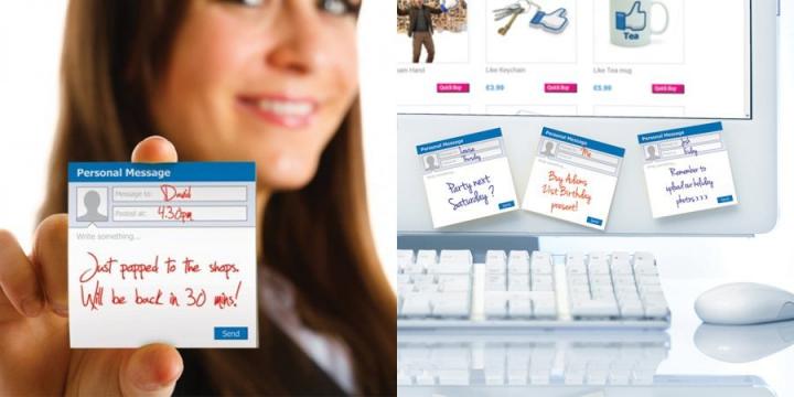 Post-it de redes sociales