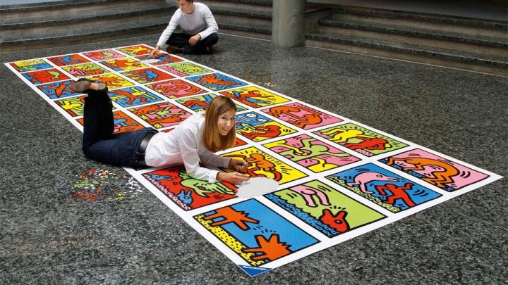 Puzzle de 32.256 piezas de Keith Haring