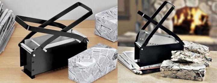 Reciclador de peri&oacute;dicos viejos