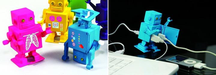 Regalos gadgets robots con puertos USB