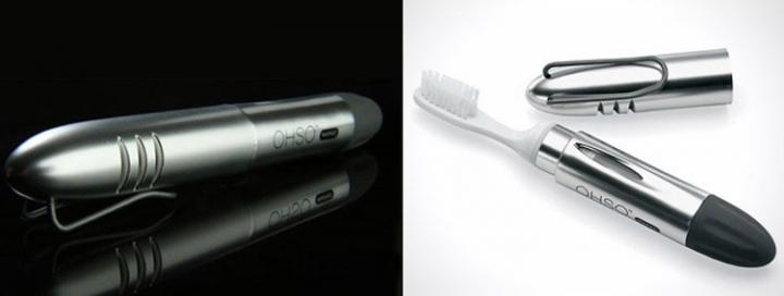 Regalos prácticos: cepillo de dientes de viaje con pasta incorporada