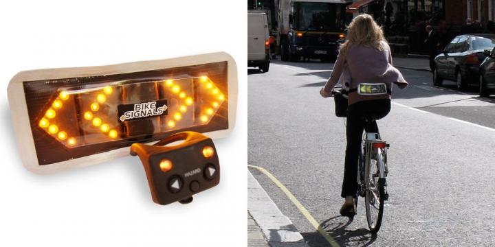 Regalos prácticos: señales luminosas para ciclistas