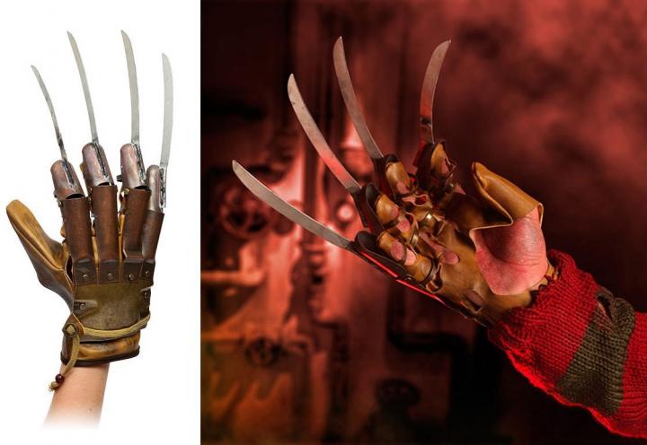 R&eacute;plica del guante de Freddy Krueger
