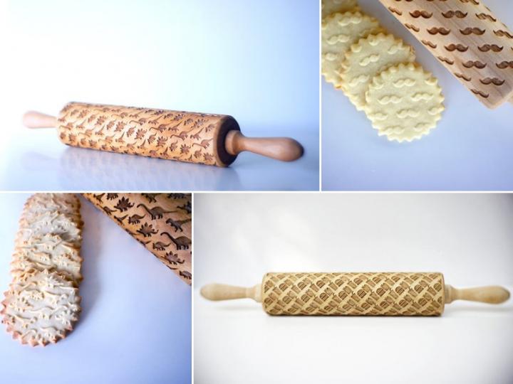 Rodillos de cocina grabados