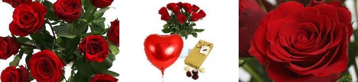 Rosas, chocolate y un gran corazón para San Valentín