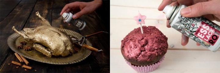 Tintas de spray comest&iacute;veis