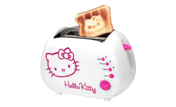 Tostadora de pan para tostadas con la cara de Hello Kitty